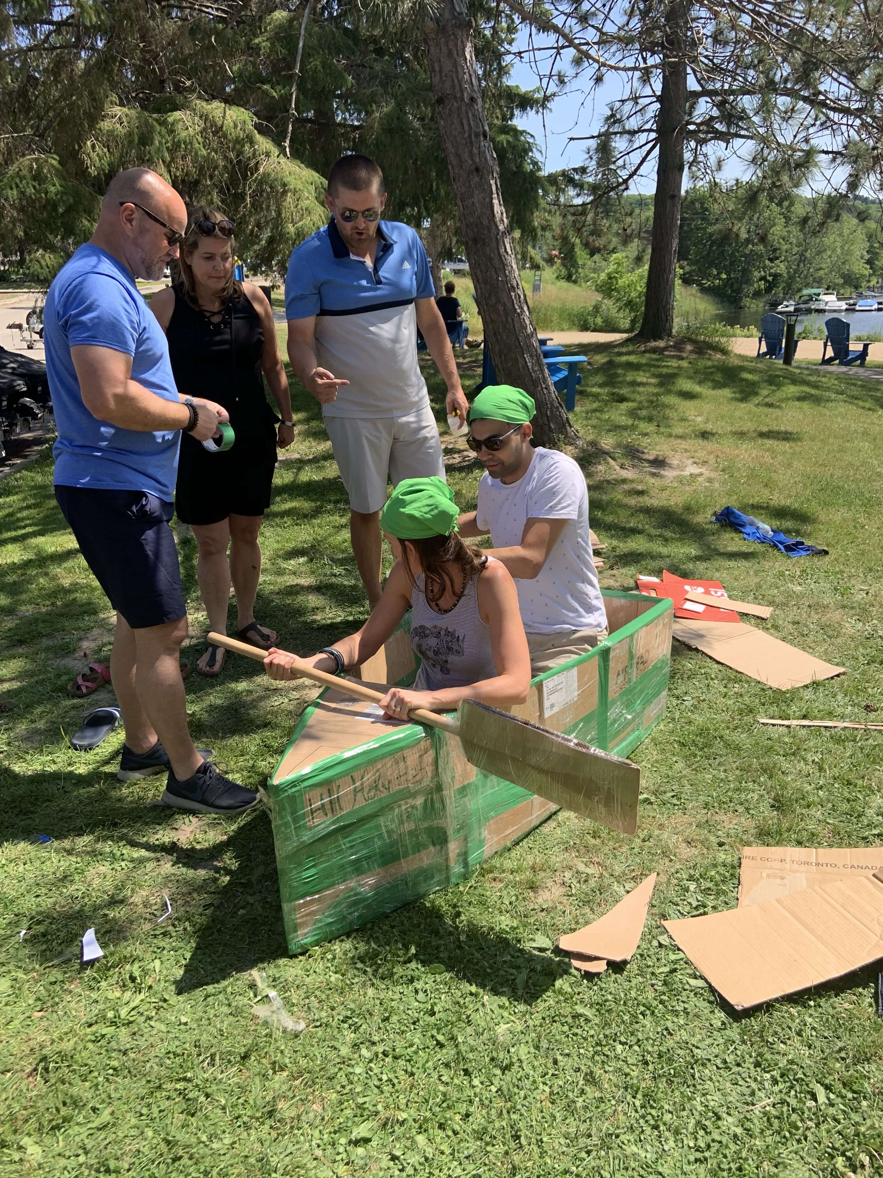 HealthHub Staff - Team Building Boat Challenge